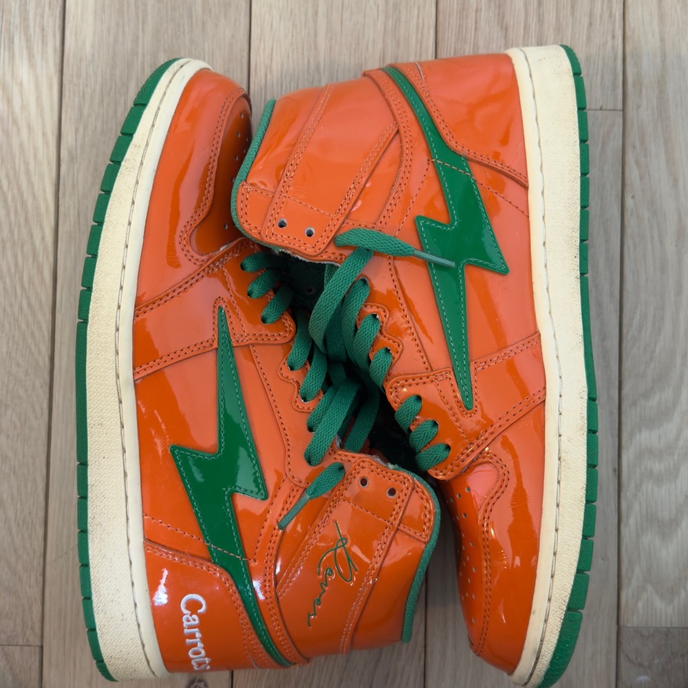Men’s Size 10 Kiy Studio High "CARROTS" Edition.